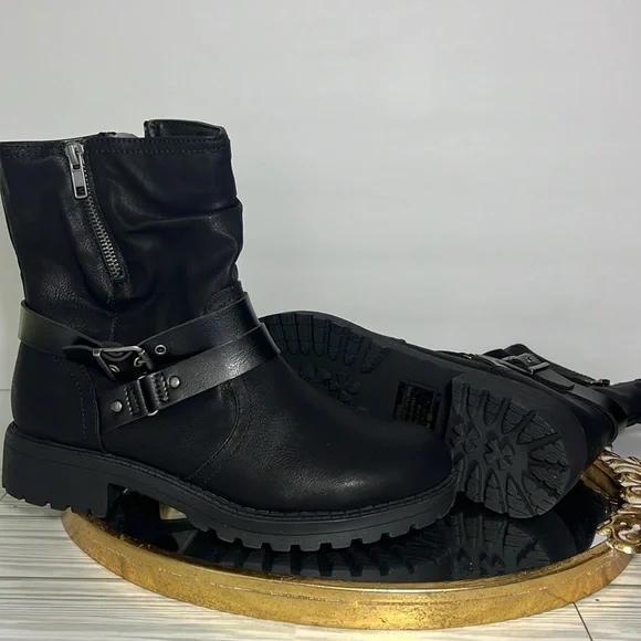 Jellypop Women’s Ankle Booties zipper on side size 9 and 12 black - Picture 4 of 10